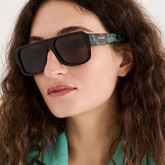 PRADA Sunglasses PR22YS 2AU06B Havana Unisex NEW - Picture 3 of 11